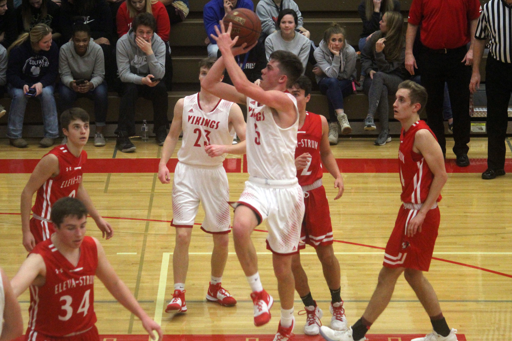 Eleva-Strum at Colfax boys basketball 1-3-20